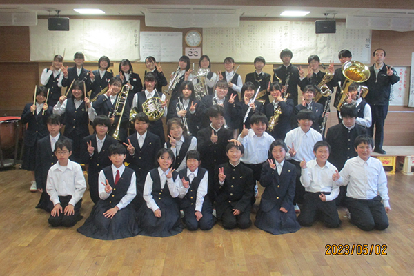 上田市立第二中学校吹奏楽部演奏会